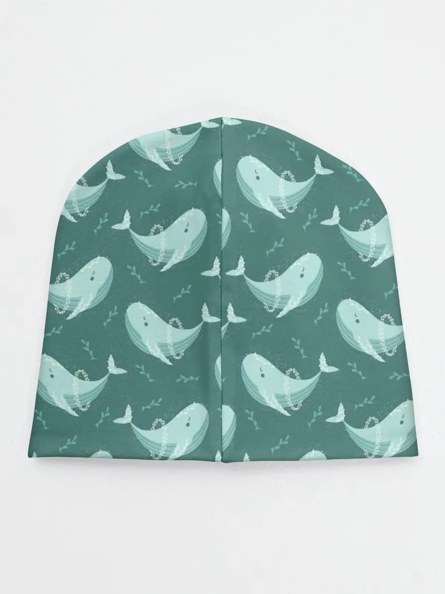 Детская шапка / Киты