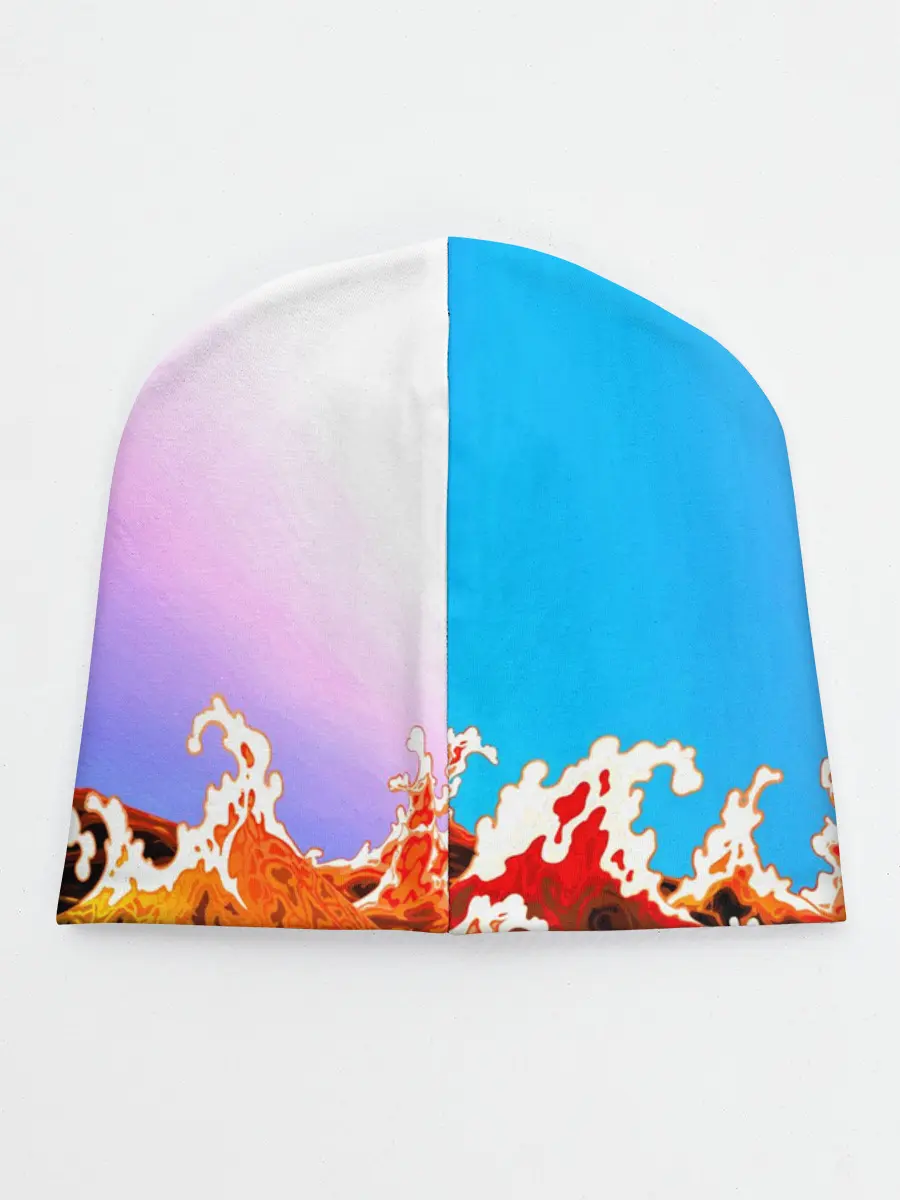 Детская шапка / Осьминог в Лаве | Градиент