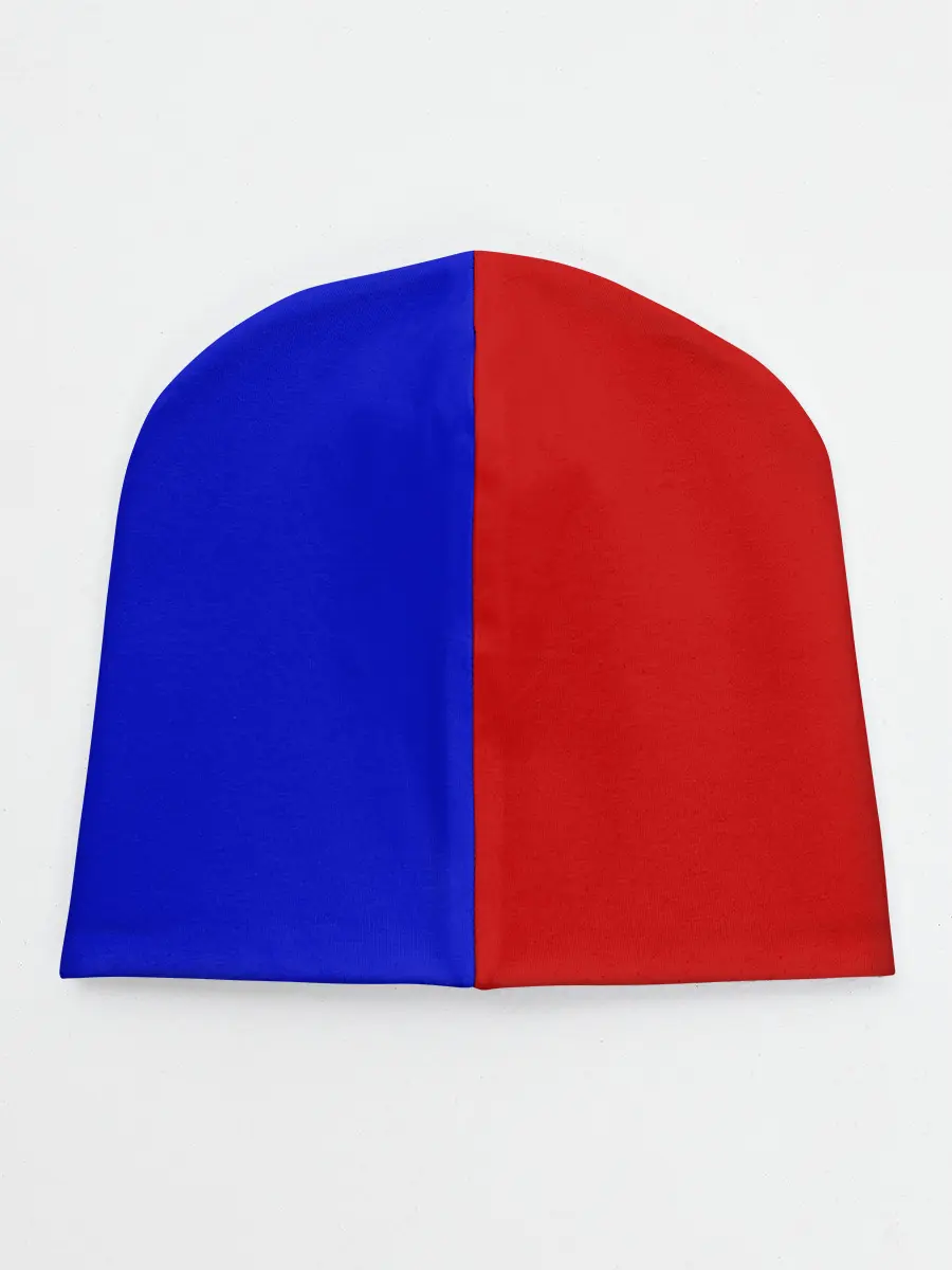 Детская шапка / Красно-синий