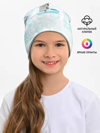 Детская шапка / Пингвин рыбачит