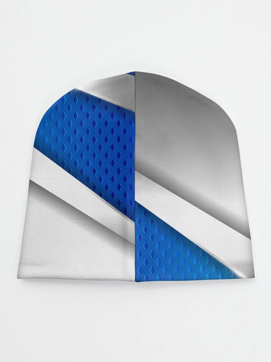 Детская шапка / 3D СЕРЕБРО BLUE LINES