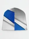 Детская шапка / 3D СЕРЕБРО BLUE LINES