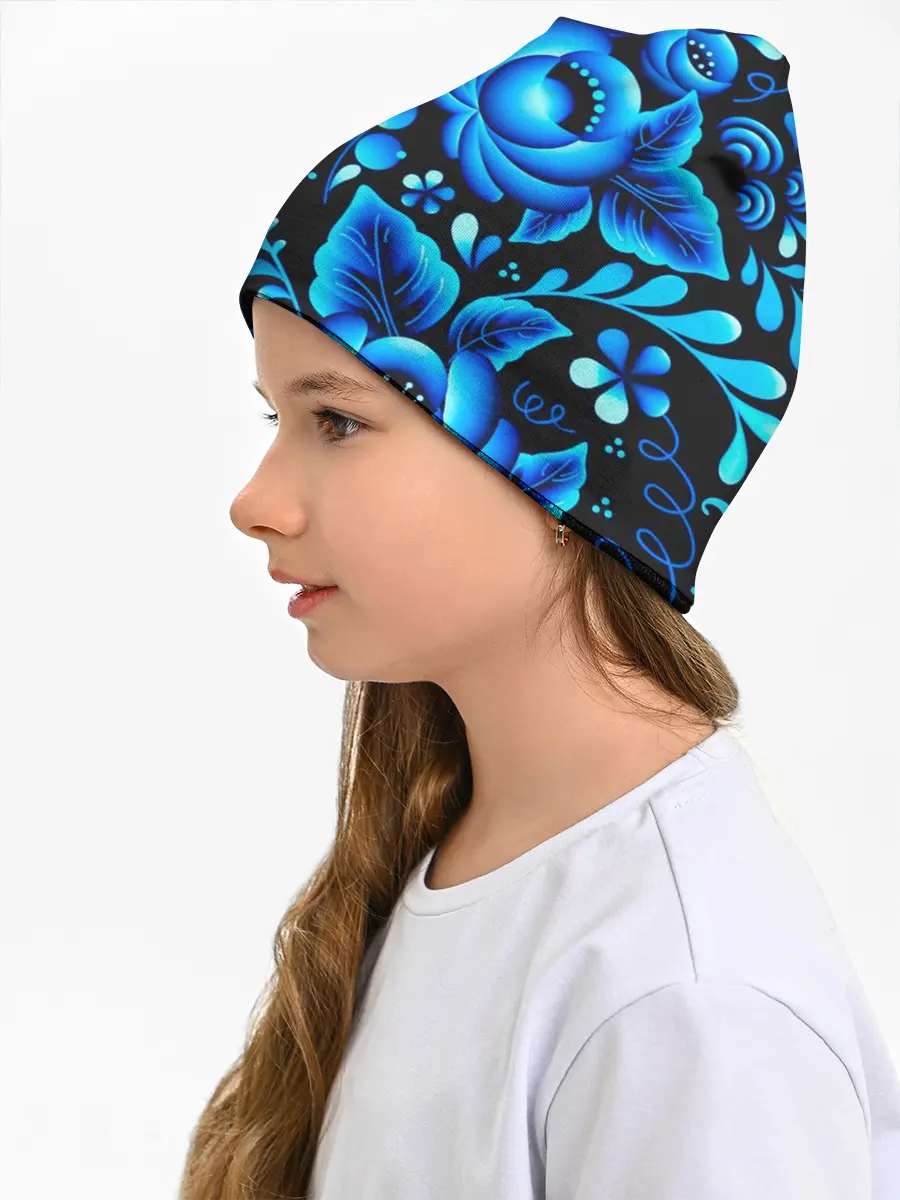 Детская шапка / Гжель