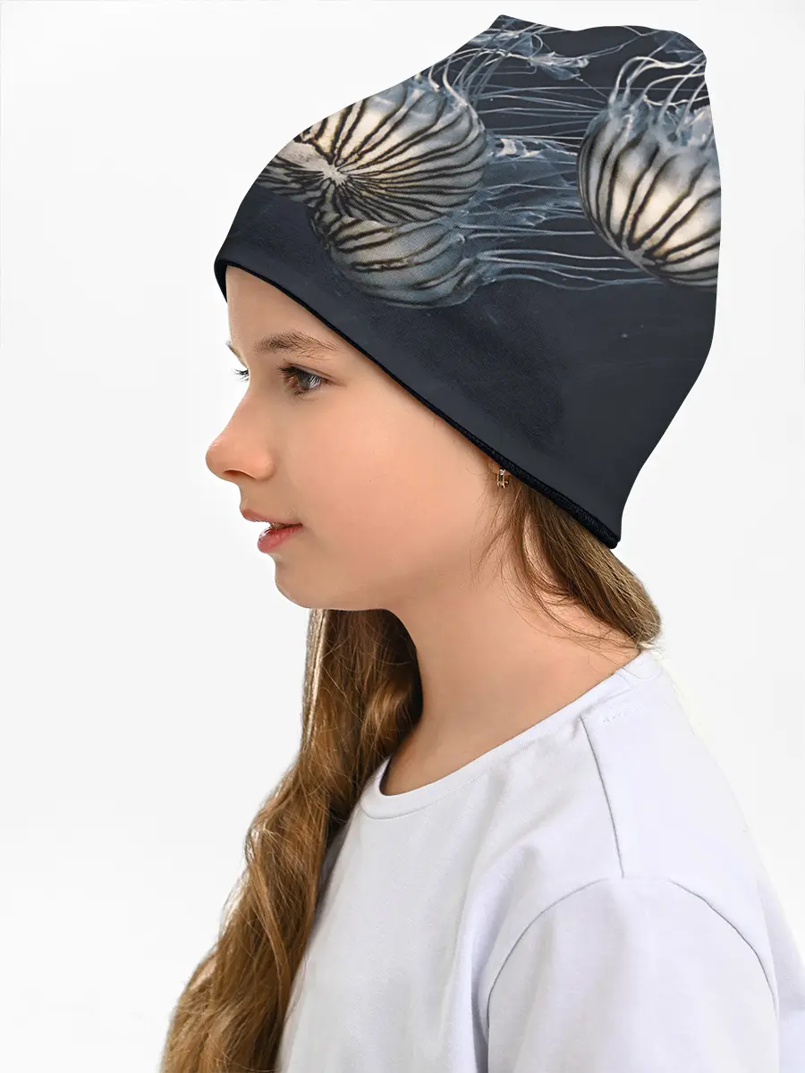 Детская шапка / Рисунок медуза