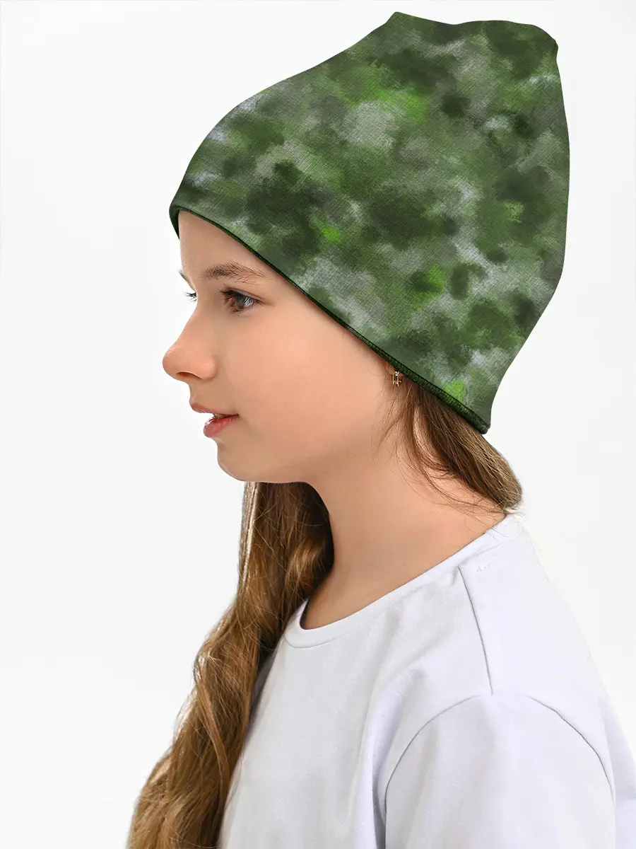 Детская шапка / Canvas Green Camo