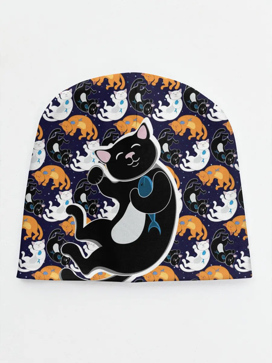 Детская шапка / Японские котики