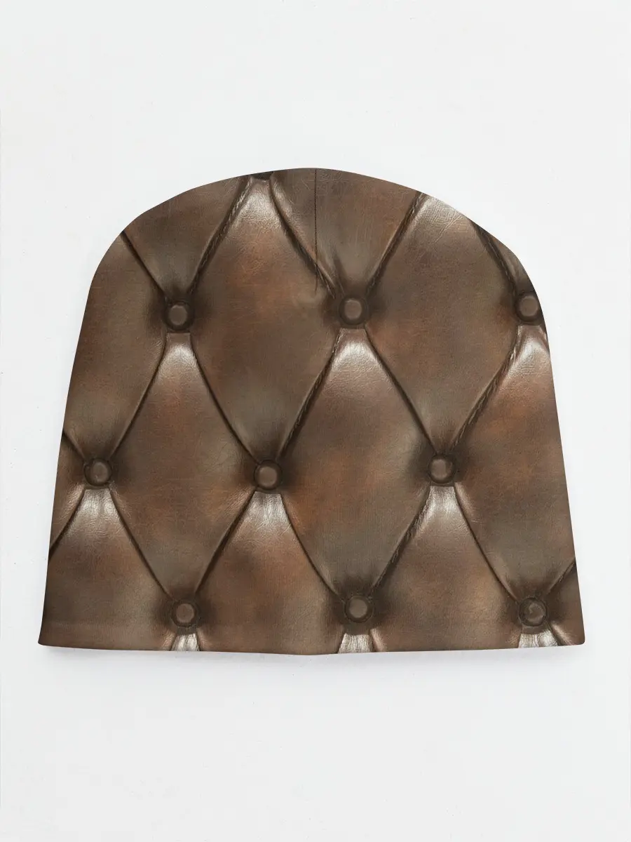 Детская шапка / КоЖа в ромбиках