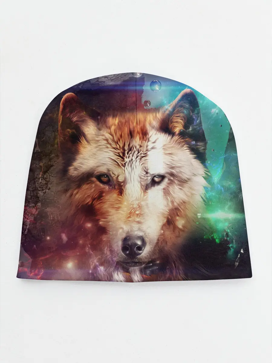 Детская шапка / Красивый волк