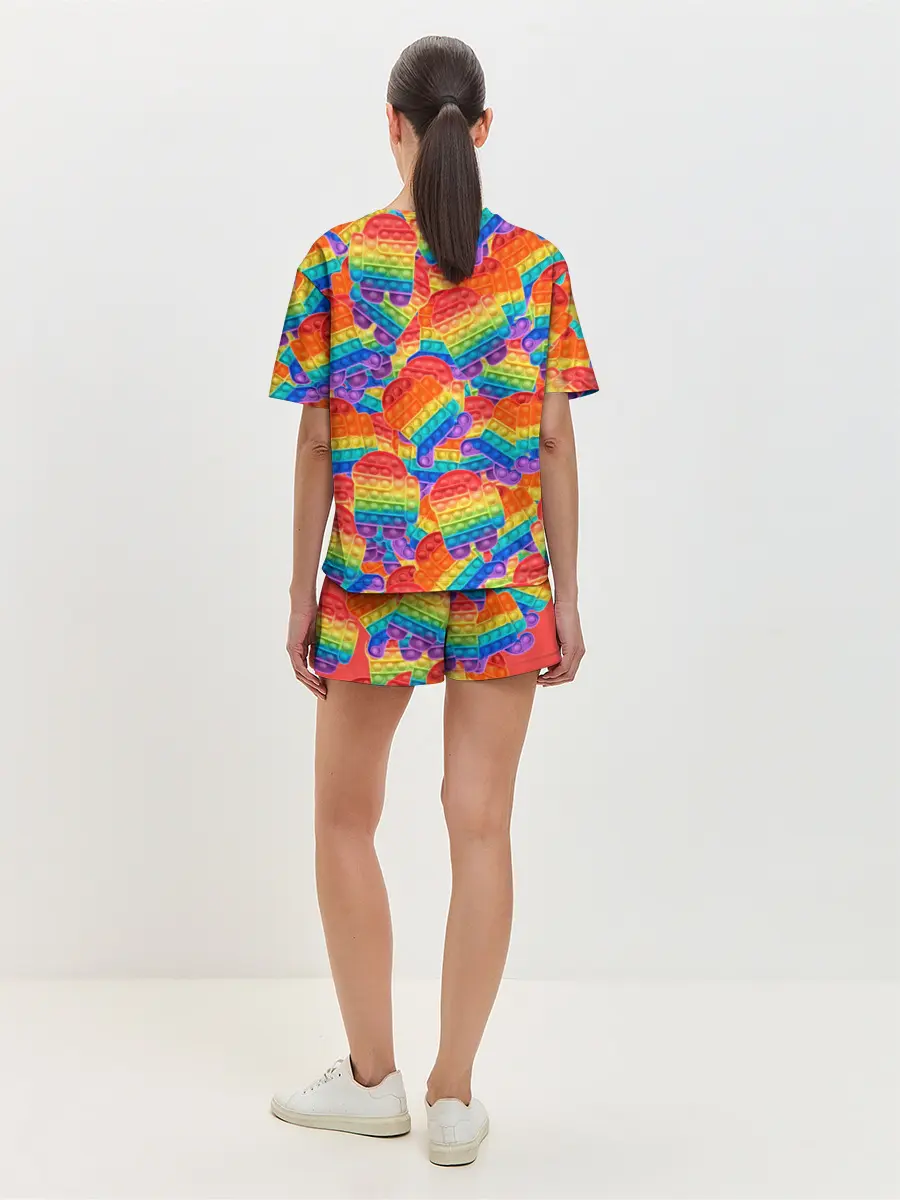 Женская пижама с шортами / Pop it Among Us