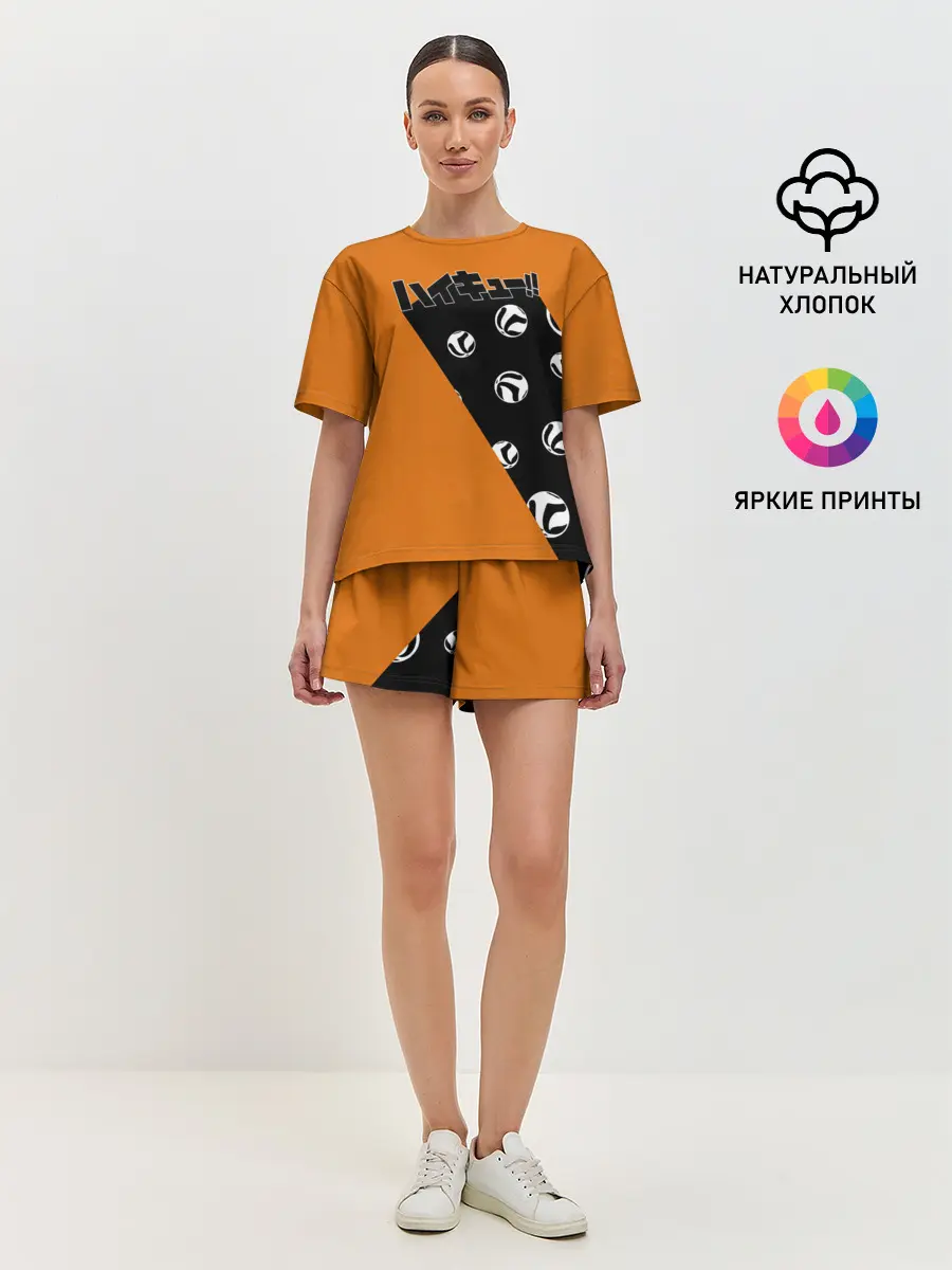 Женская пижама с шортами / Haikyu!! | ВОЛЕЙБОЛ!!