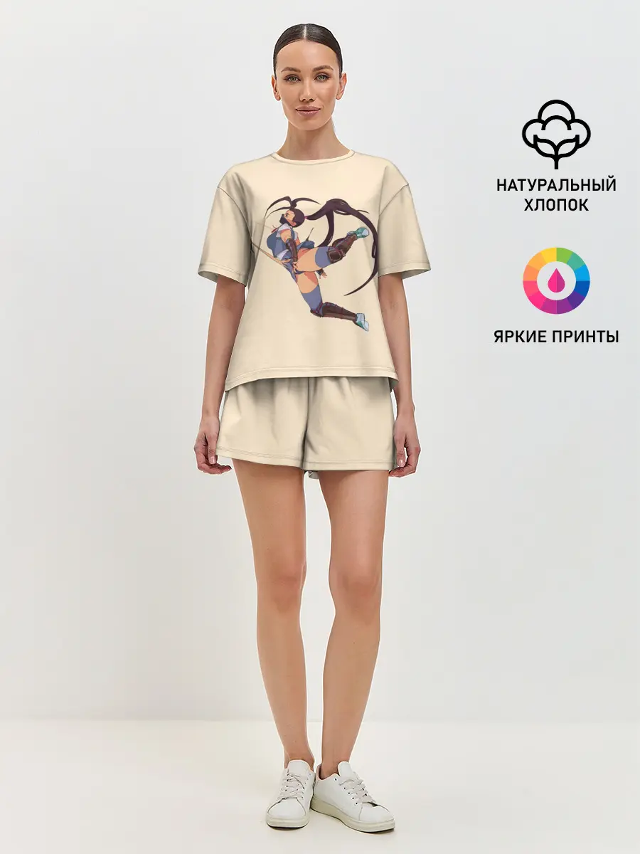 Женская пижама с шортами / Ибуки