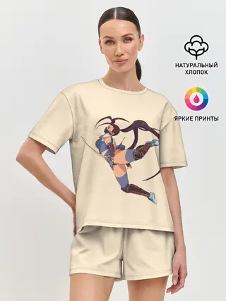 Женская пижама с шортами / Ибуки