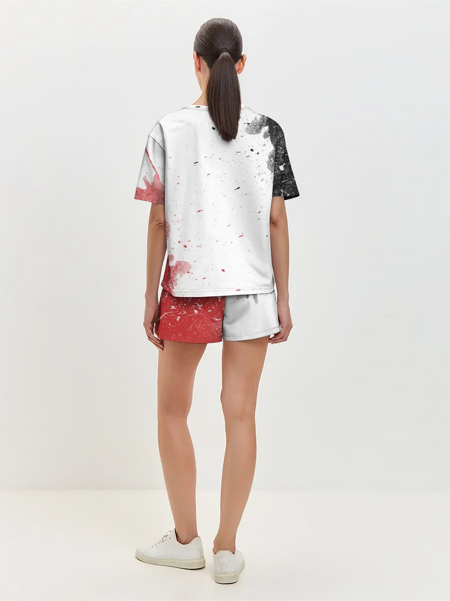 Женская пижама с шортами / Ryu vs Akuma