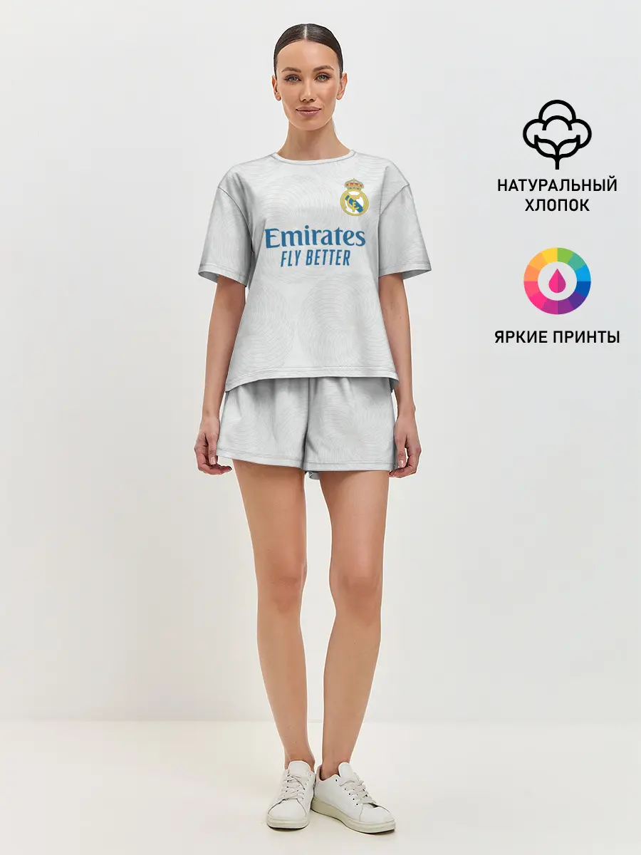 Женская пижама с шортами / Винисиус Реал Мадрид 2021/2022
