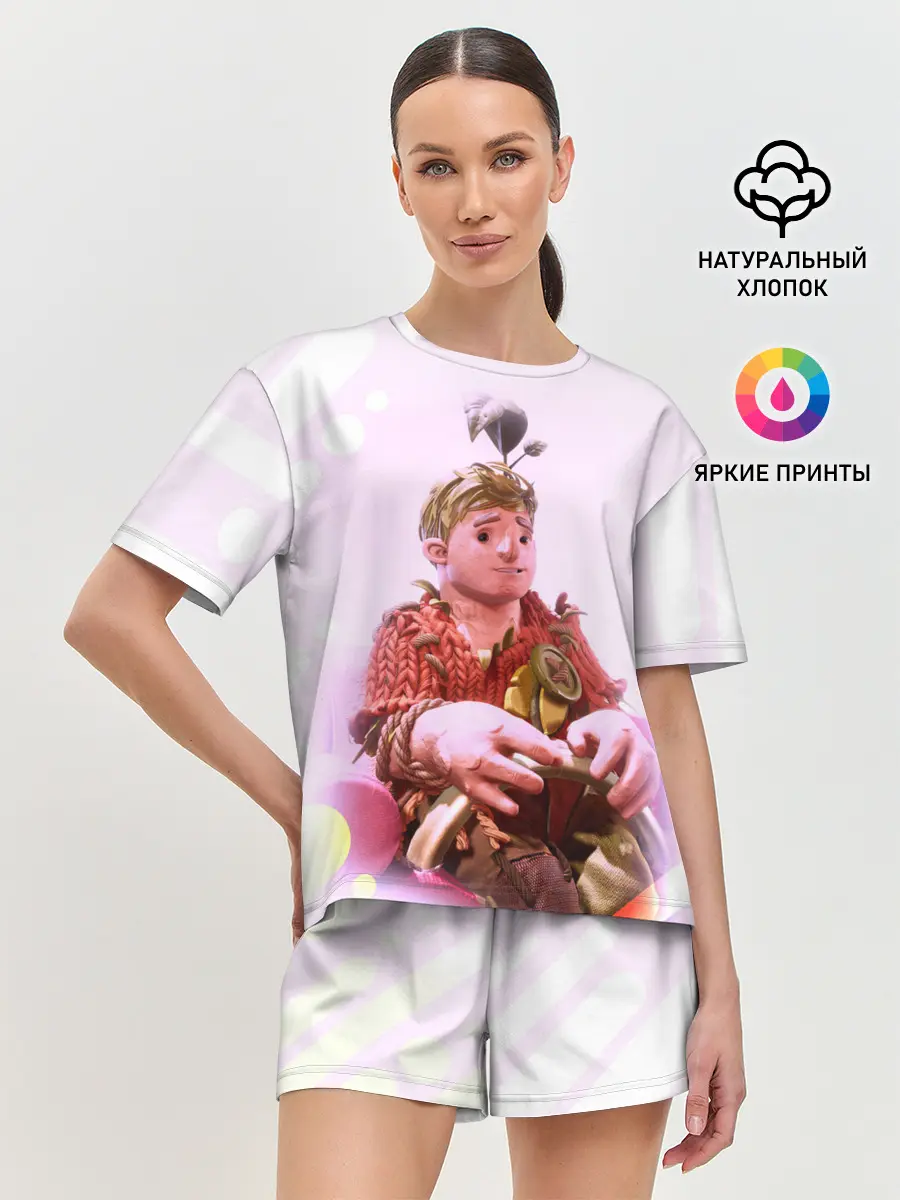 Женская пижама с шортами / It takes two | Коди