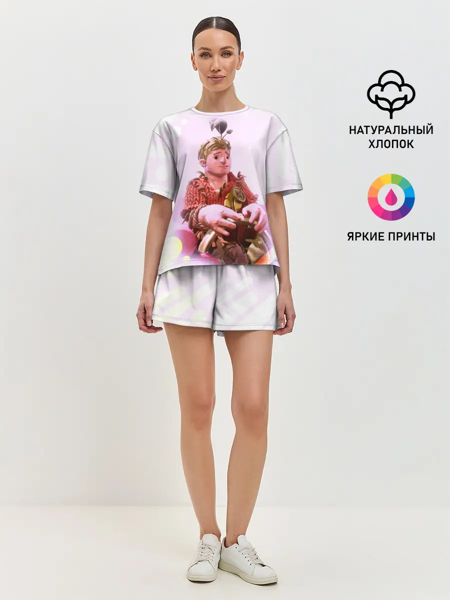 Женская пижама с шортами / It takes two | Коди