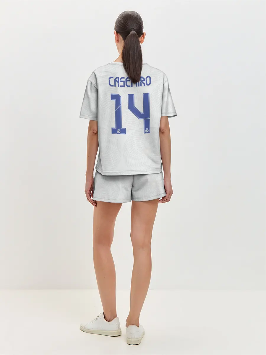 Женская пижама с шортами / Каземиро Реал форма 2021/2022