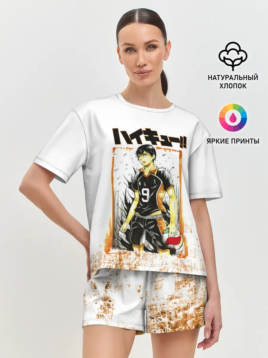 Женская пижама с шортами / Тобио Кагеяма | Haikyuu!!