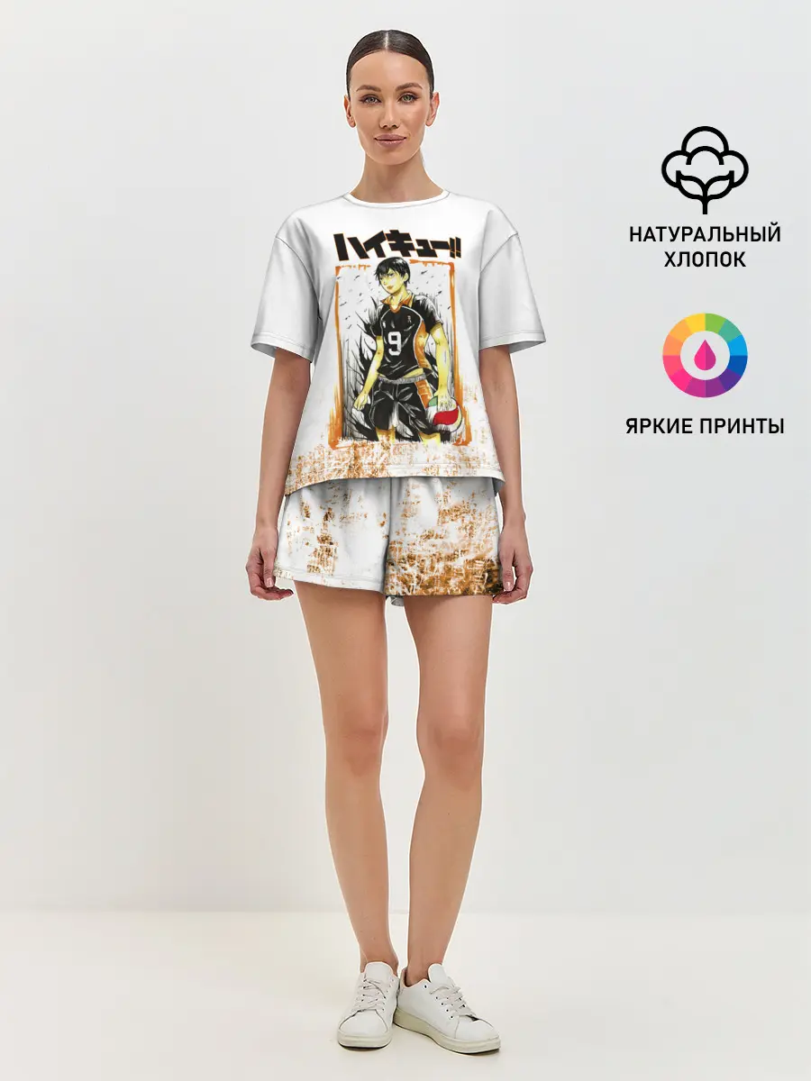 Женская пижама с шортами / Тобио Кагеяма | Haikyuu!!