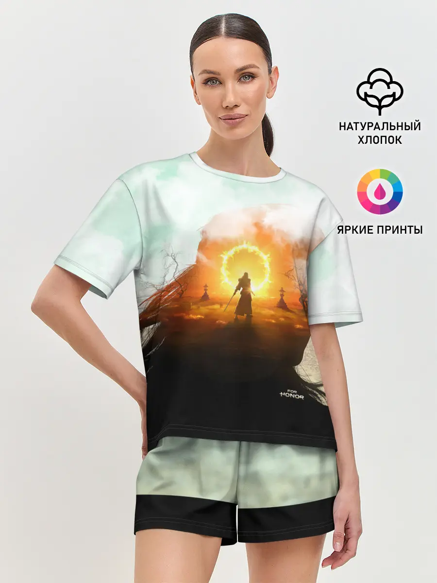 Женская пижама с шортами / For Honor Mirage