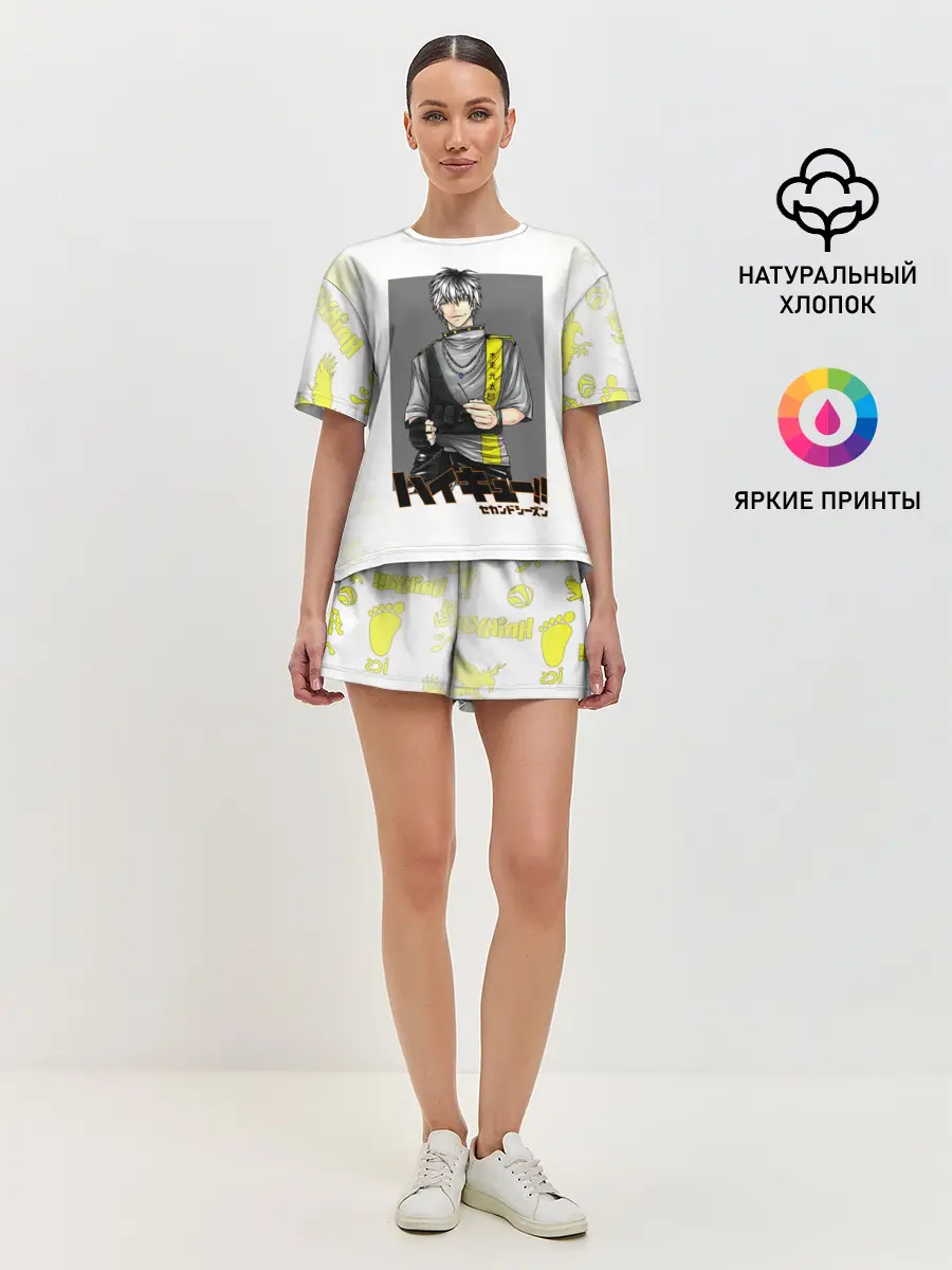 Женская пижама с шортами / Котаро Бокуто | Haikyuu!!