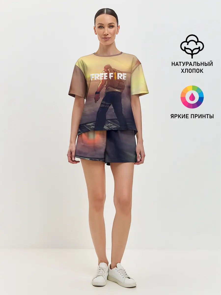 Женская пижама с шортами / FREEFIRE | БЕЙСЕР