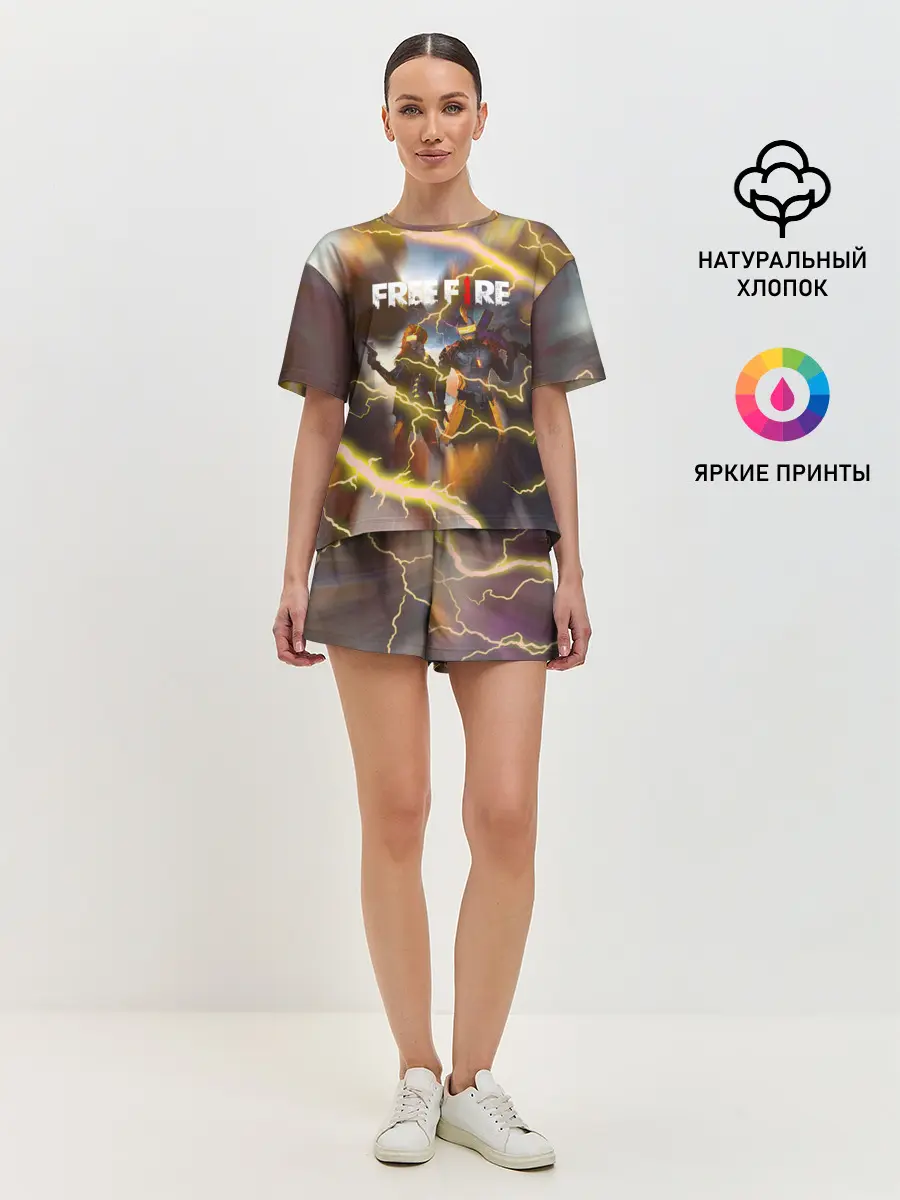 Женская пижама с шортами / FREEFIRE | ФРИФАЕР