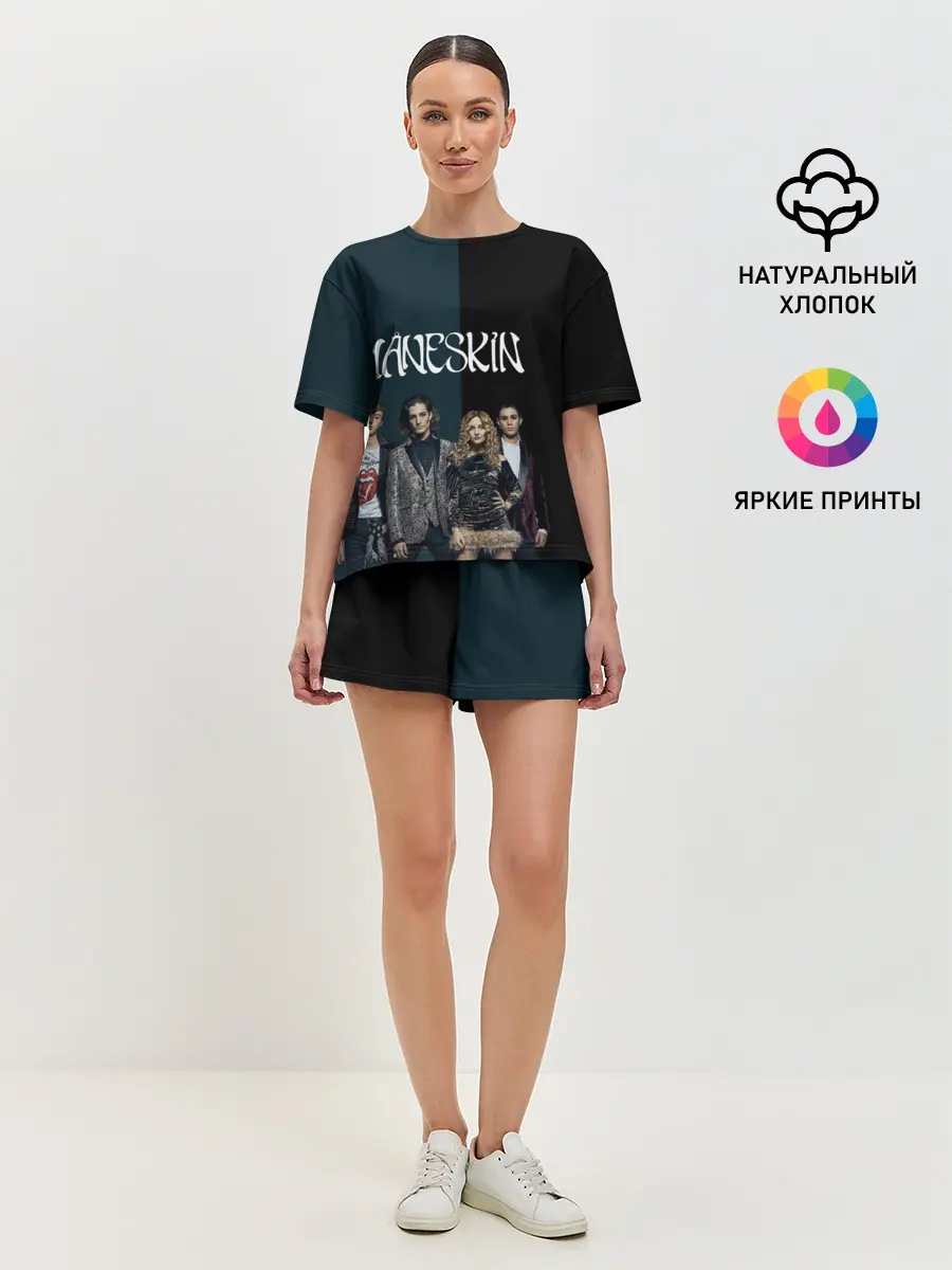 Женская пижама с шортами / Maneskin. New heroes