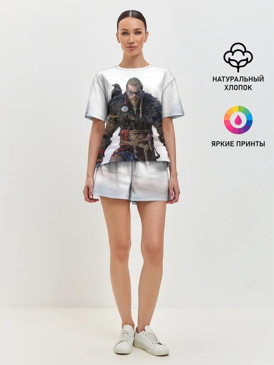 Женская пижама с шортами / Викинг из Вальгаллы