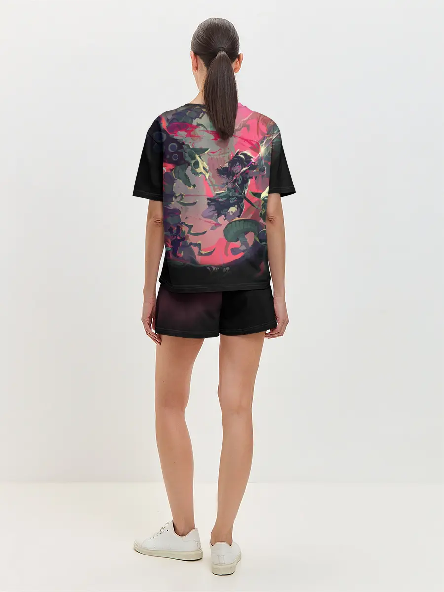 Женская пижама с шортами / СРАЖЕНИЕ С ДЕМОНАМИ | ДОРОРО