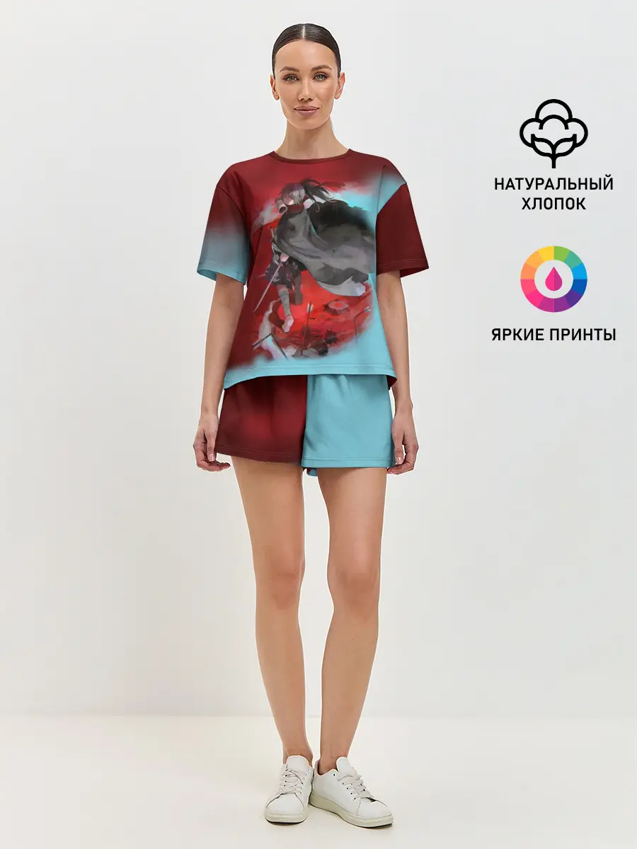 Женская пижама с шортами / ХЯККИМАРУ | ДОРОРО | DORORO