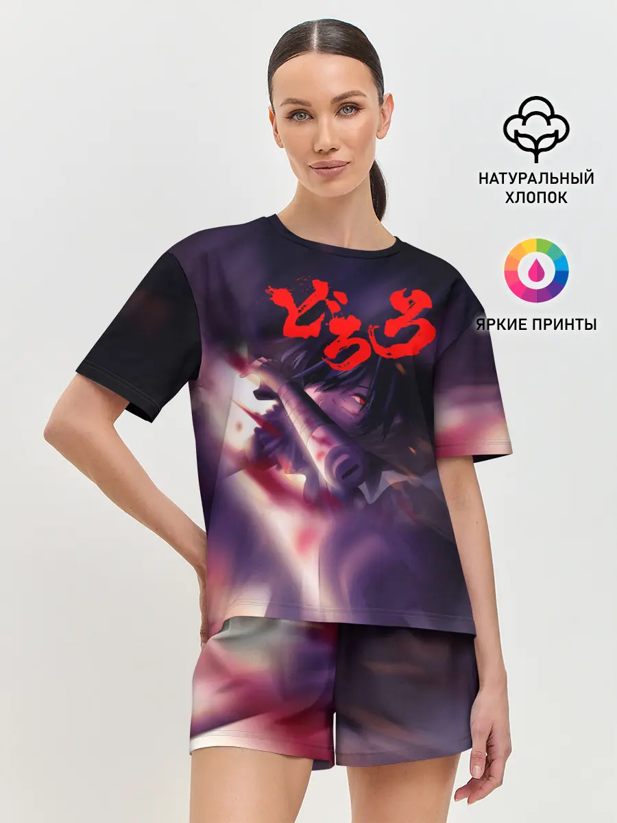 Женская пижама с шортами / Хяккимару | Дороро