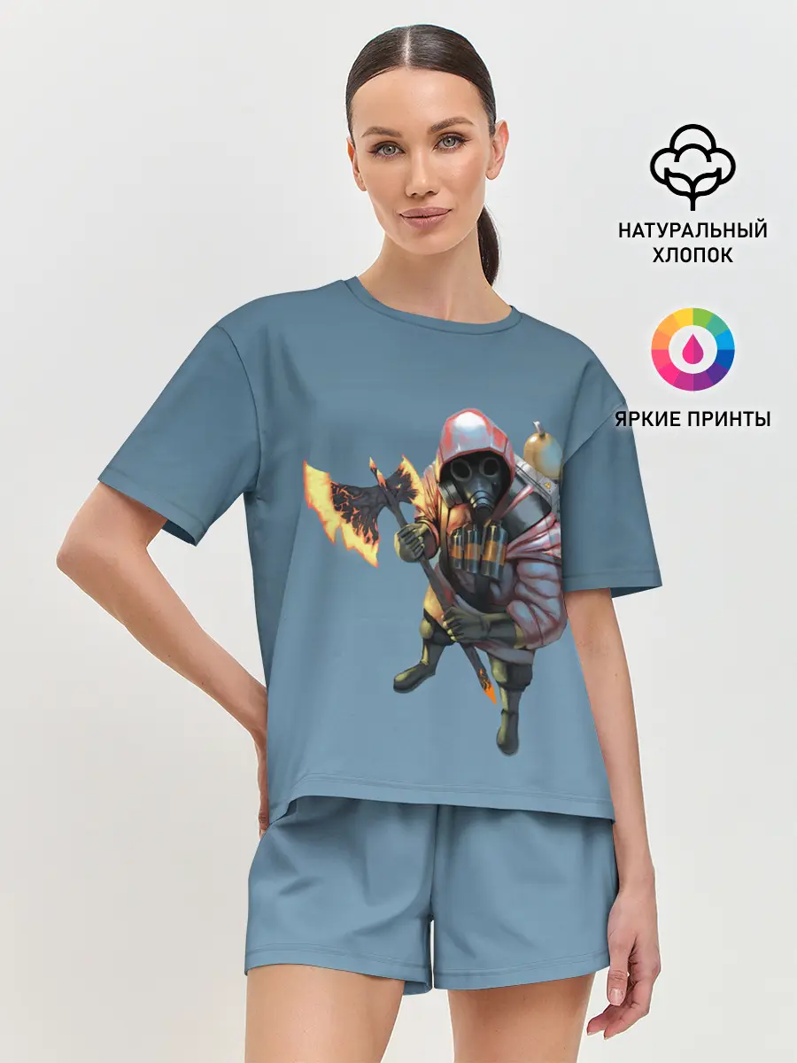 Женская пижама с шортами / Pyro