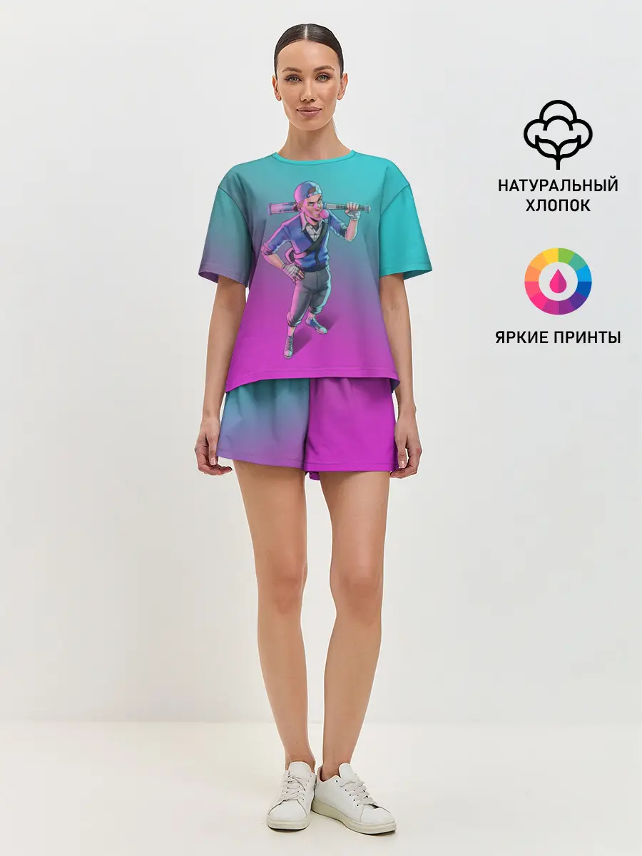 Женская пижама с шортами / Будь как разведчик