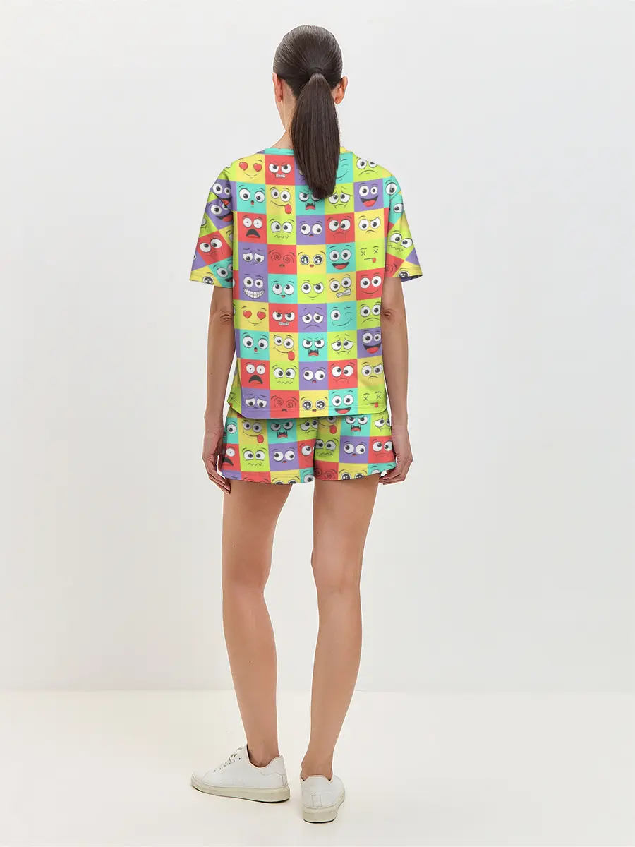 Женская пижама с шортами / Эмоции