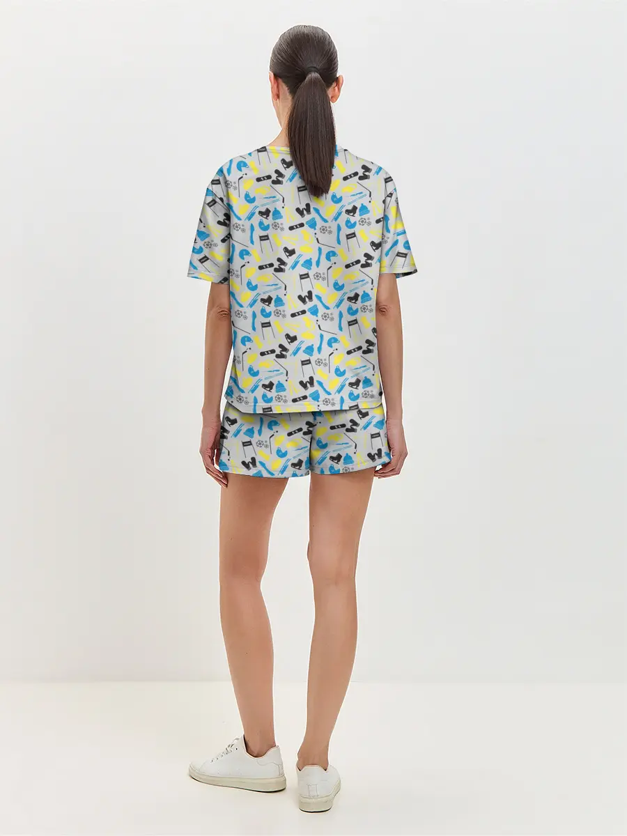 Женская пижама с шортами / WINTER SPORTS