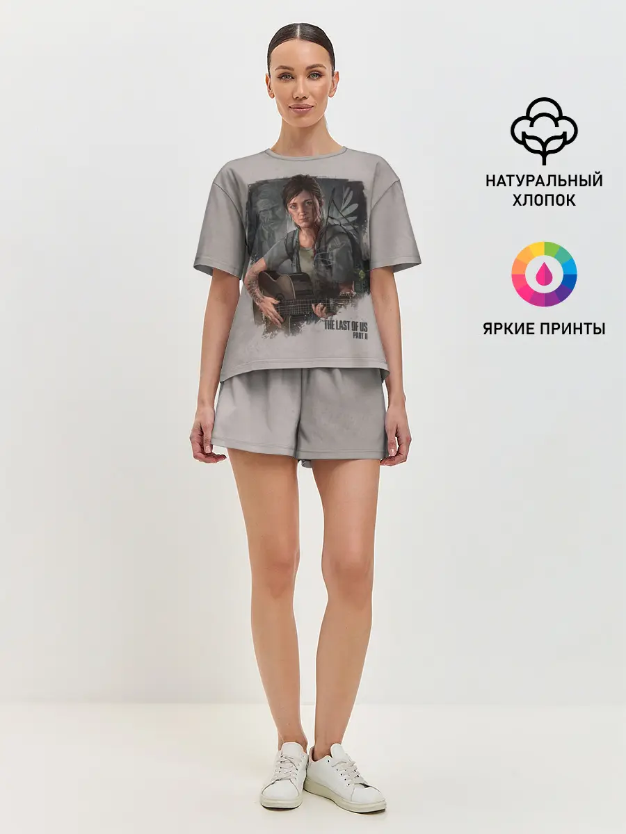 Женская пижама с шортами / Элли с гитарой