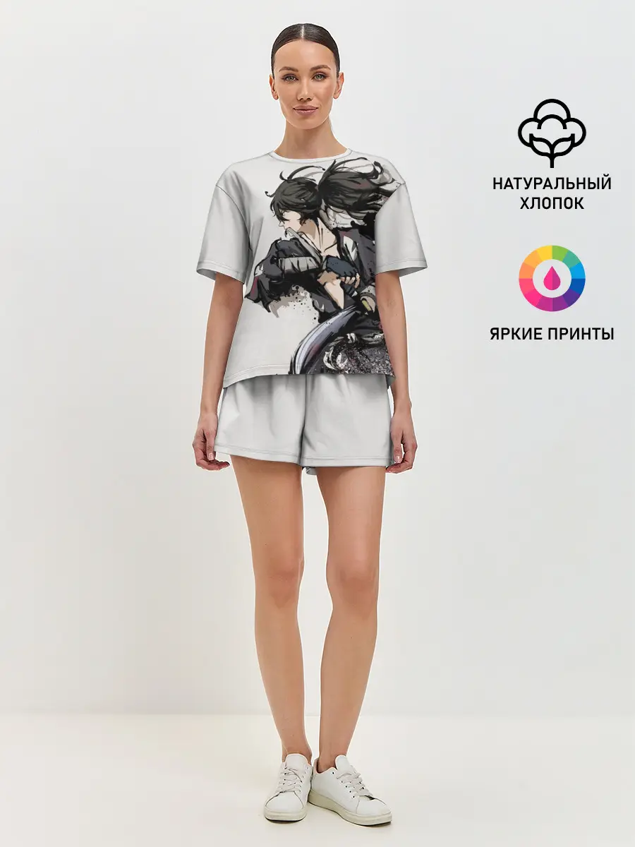 Женская пижама с шортами / ЯРОСТЬ ХЯККИМАРУ | ДОРОРО