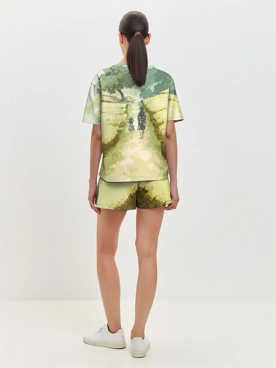 Женская пижама с шортами / ХЯККИМАРУ И ДОРОРО