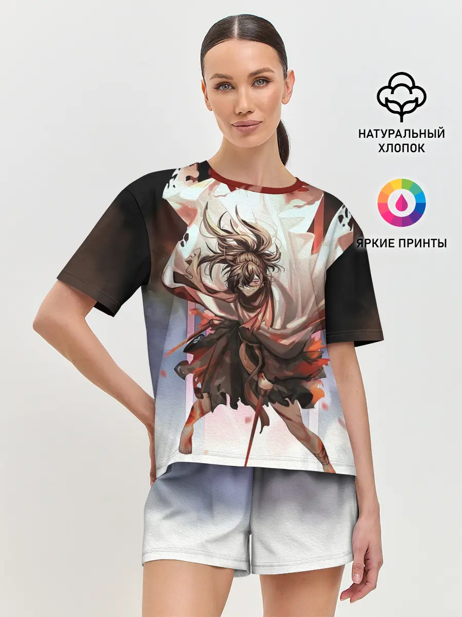 Женская пижама с шортами / ХЯККИМАРУ | ДОРОРО