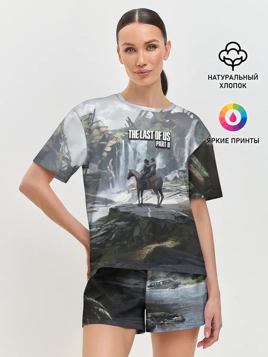 Женская пижама с шортами / Элли и Дина