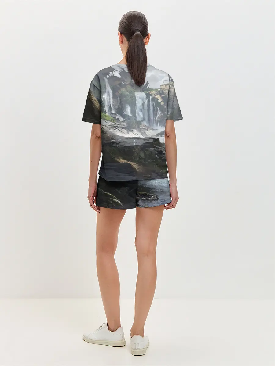 Женская пижама с шортами / Элли и Дина