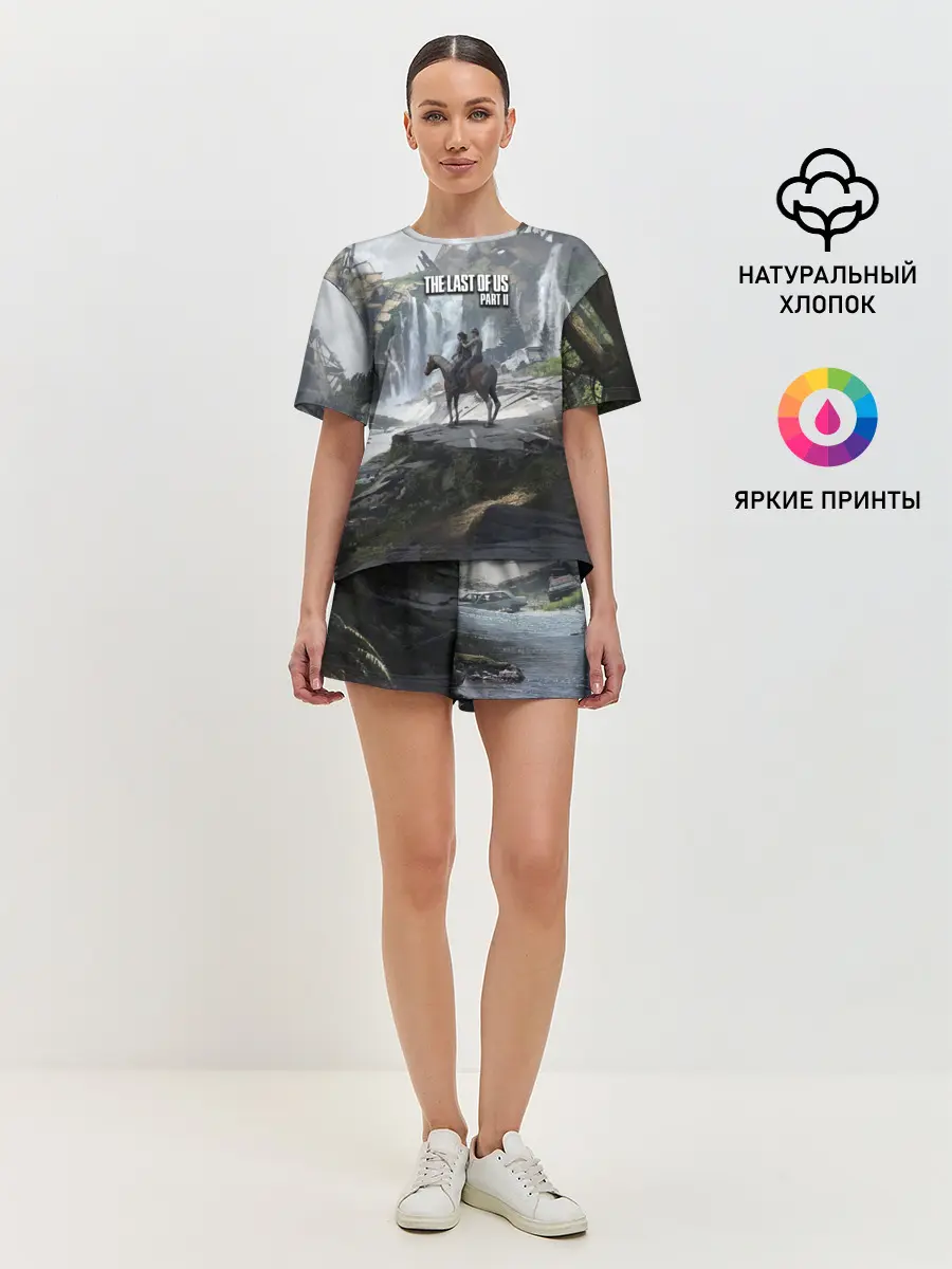 Женская пижама с шортами / Элли и Дина