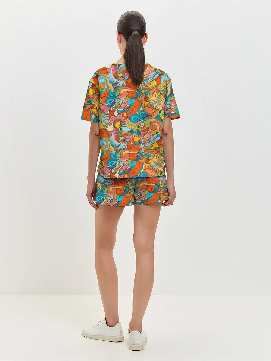 Женская пижама с шортами / Basketball