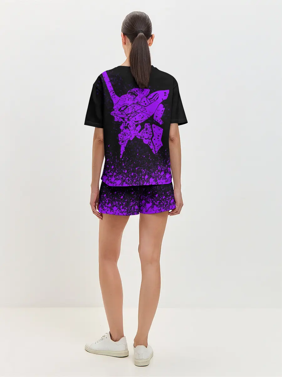 Женская пижама с шортами / ЕВАНГЕЛИОН