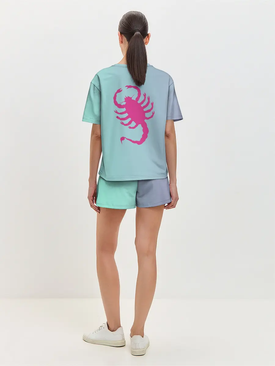 Женская пижама с шортами / В стиле Drive