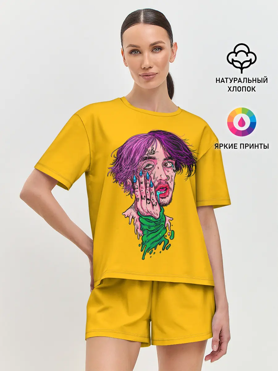 Женская пижама с шортами / Плавленый Лил Пип