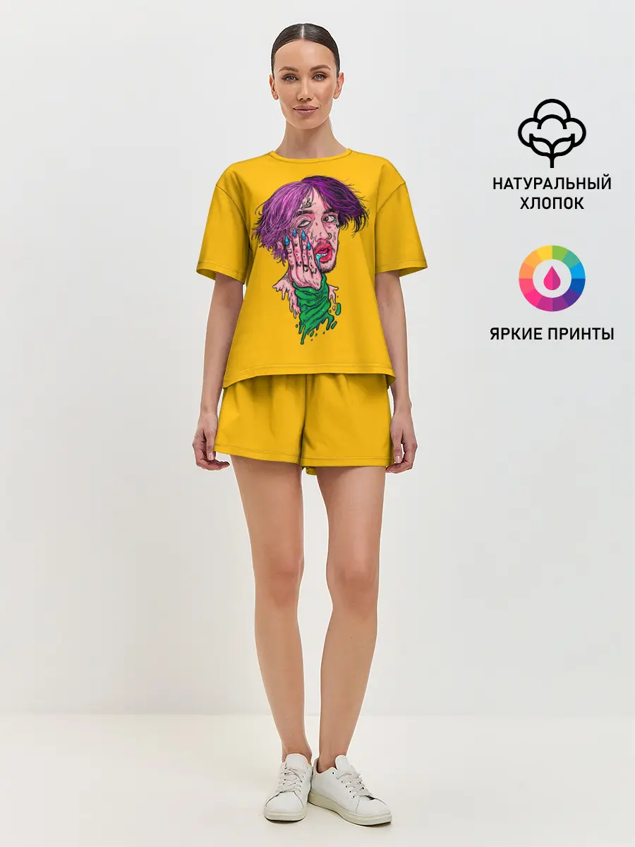 Женская пижама с шортами / Плавленый Лил Пип