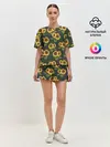 Женская пижама с шортами / Подсолнухи