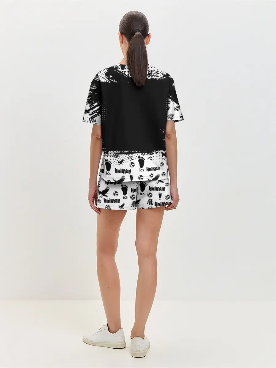 Женская пижама с шортами / Старшая школа Карасуно